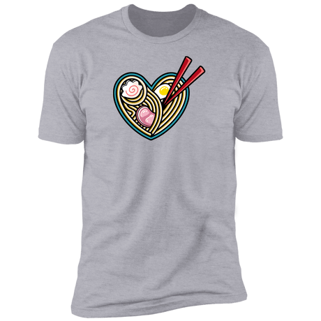 T-Shirts Heather Grey / S Love Ramen Men's Premium T-Shirt