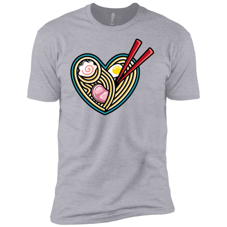 T-Shirts Heather Grey / X-Small Love Ramen Men's Premium T-Shirt