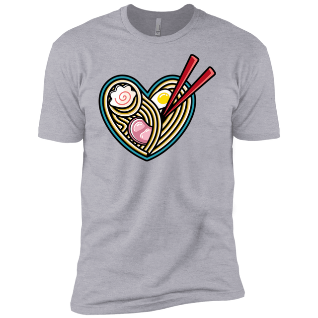 T-Shirts Heather Grey / X-Small Love Ramen Men's Premium T-Shirt