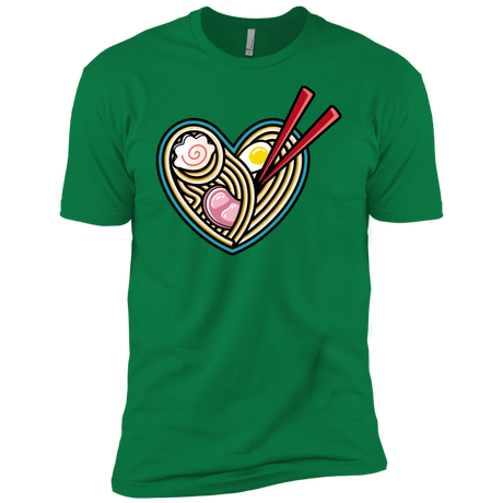 T-Shirts Kelly Green / X-Small Love Ramen Men's Premium T-Shirt