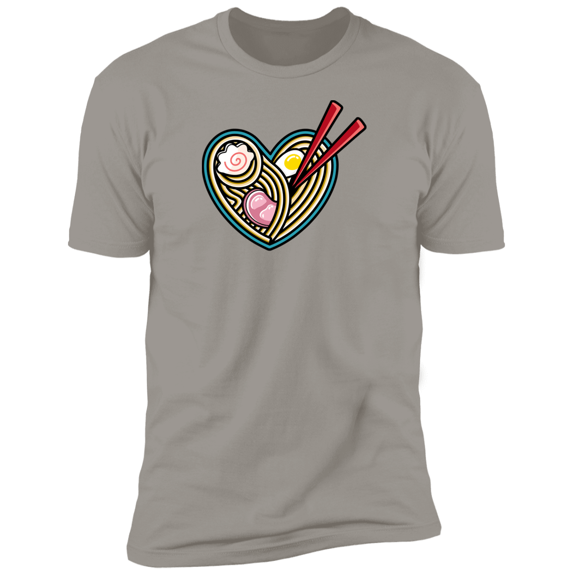 T-Shirts Light Grey / S Love Ramen Men's Premium T-Shirt