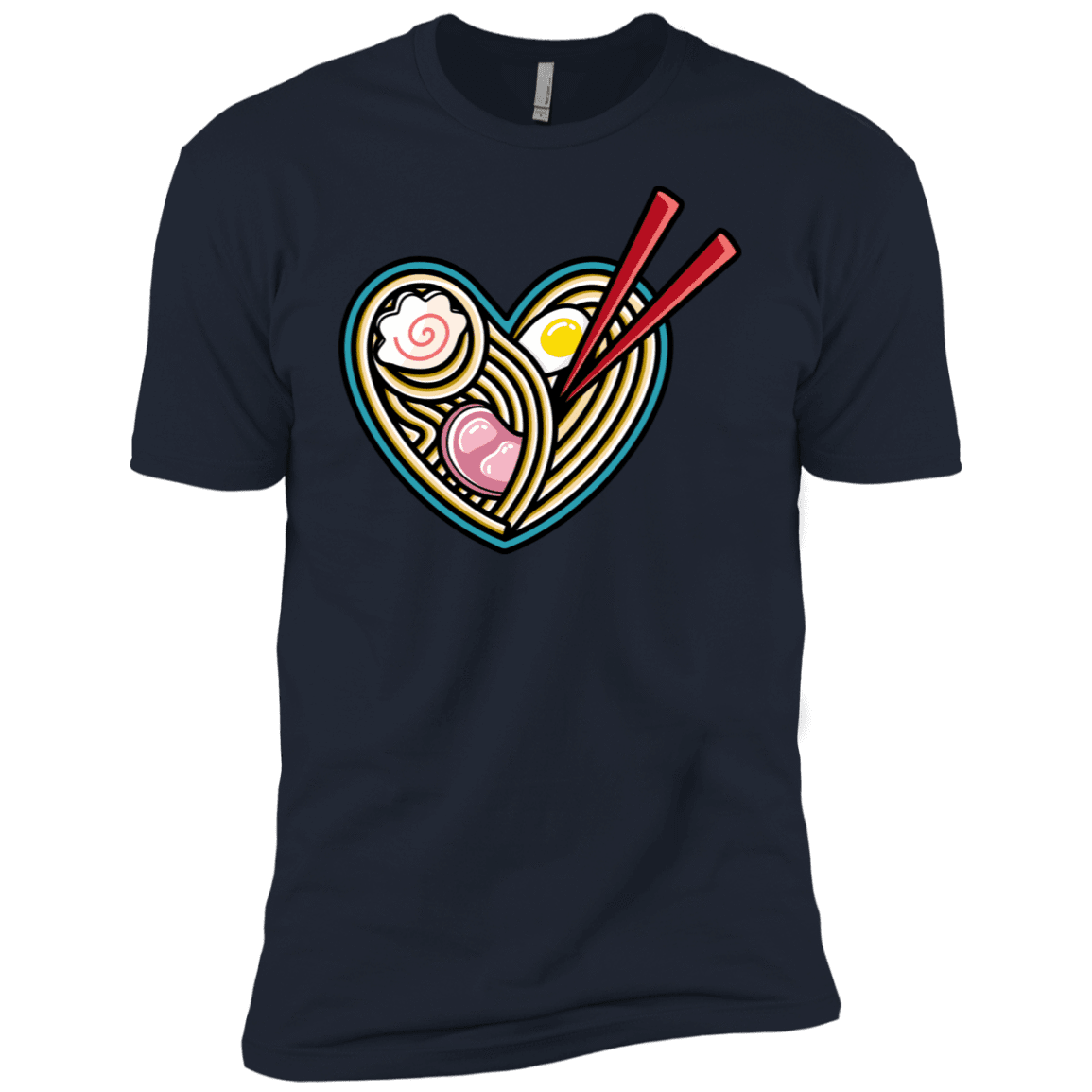 T-Shirts Midnight Navy / X-Small Love Ramen Men's Premium T-Shirt