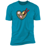 T-Shirts Turquoise / S Love Ramen Men's Premium T-Shirt