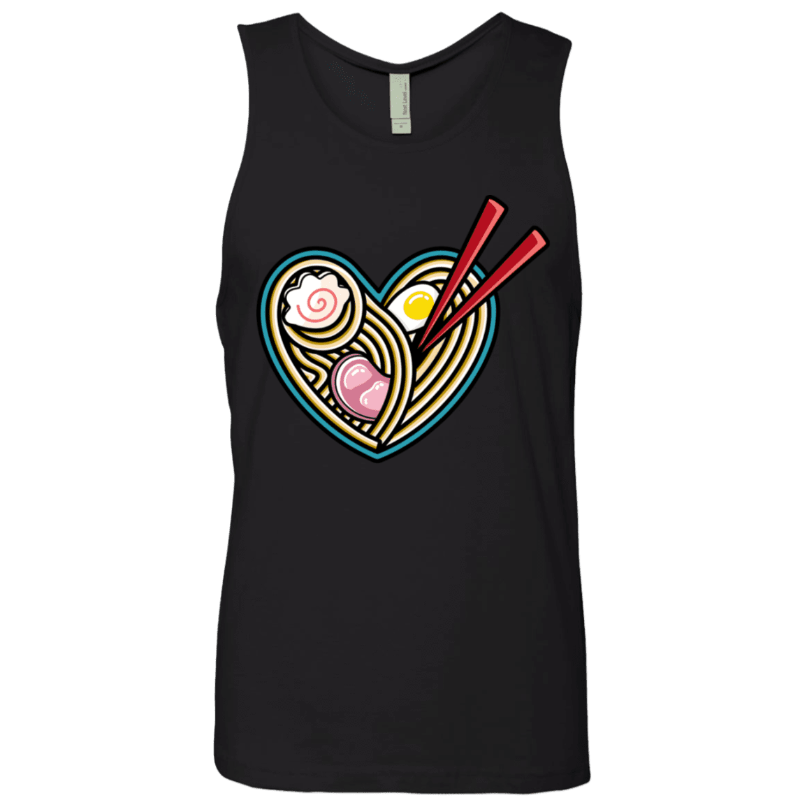 T-Shirts Black / S Love Ramen Men's Premium Tank Top