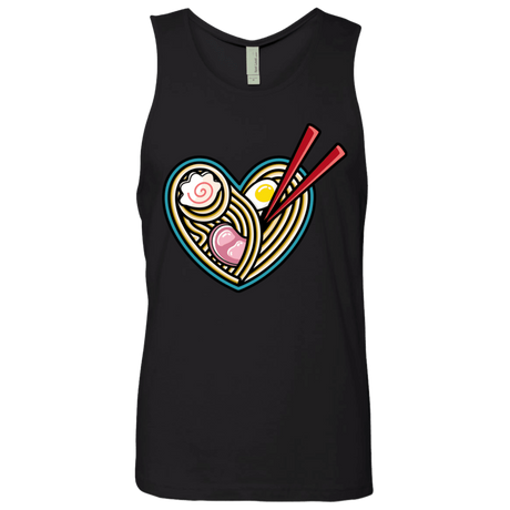 T-Shirts Black / S Love Ramen Men's Premium Tank Top