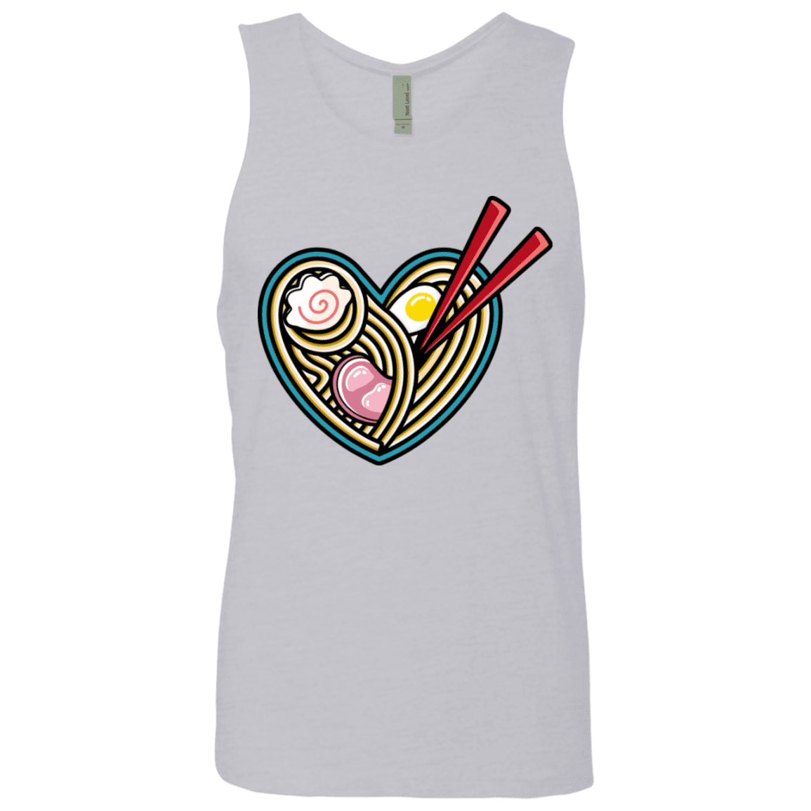 T-Shirts Heather Grey / S Love Ramen Men's Premium Tank Top