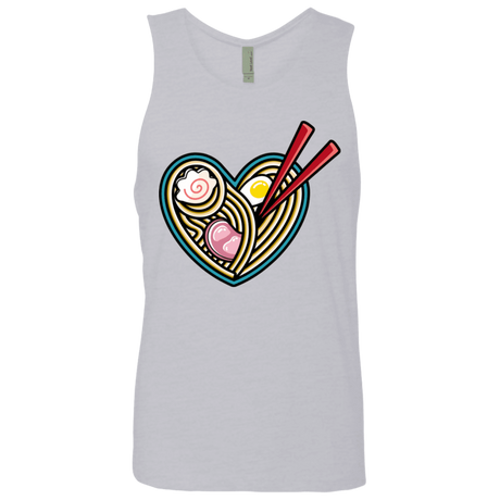 T-Shirts Heather Grey / S Love Ramen Men's Premium Tank Top