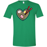 T-Shirts Heather Irish Green / M Love Ramen Men's Semi-Fitted Softstyle