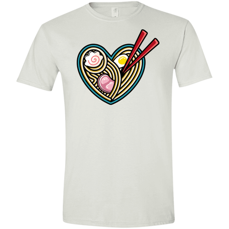 T-Shirts White / X-Small Love Ramen Men's Semi-Fitted Softstyle