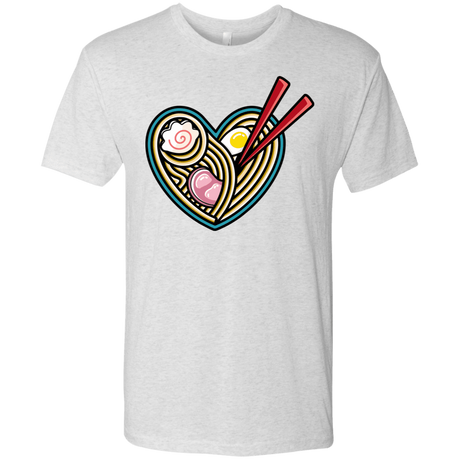 T-Shirts Heather White / S Love Ramen Men's Triblend T-Shirt