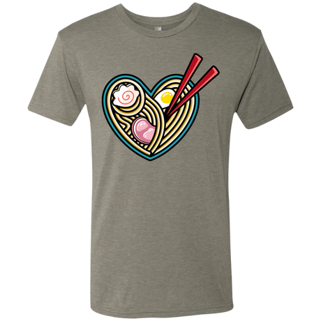 T-Shirts Venetian Grey / S Love Ramen Men's Triblend T-Shirt