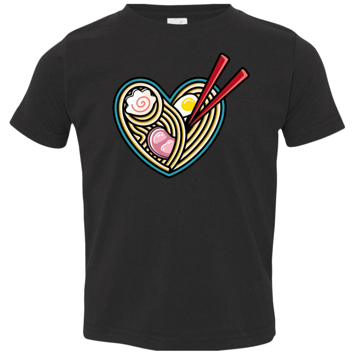 T-Shirts Black / 2T Love Ramen Toddler Premium T-Shirt