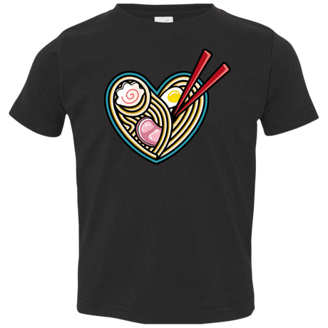 T-Shirts Black / 2T Love Ramen Toddler Premium T-Shirt