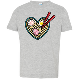 T-Shirts Heather Grey / 2T Love Ramen Toddler Premium T-Shirt