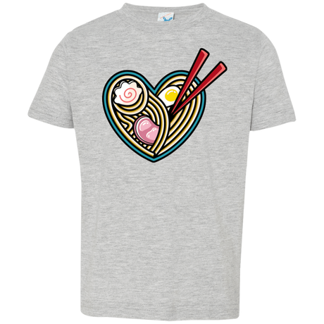 T-Shirts Heather Grey / 2T Love Ramen Toddler Premium T-Shirt
