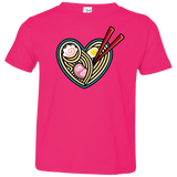 T-Shirts Hot Pink / 2T Love Ramen Toddler Premium T-Shirt