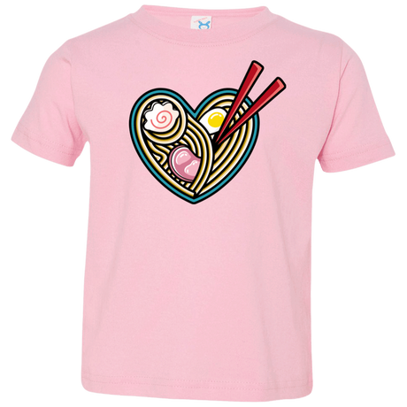 T-Shirts Pink / 2T Love Ramen Toddler Premium T-Shirt