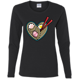 T-Shirts Black / S Love Ramen Women's Long Sleeve T-Shirt