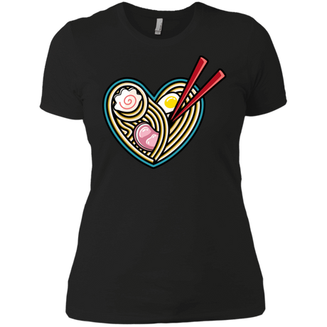 T-Shirts Black / X-Small Love Ramen Women's Premium T-Shirt