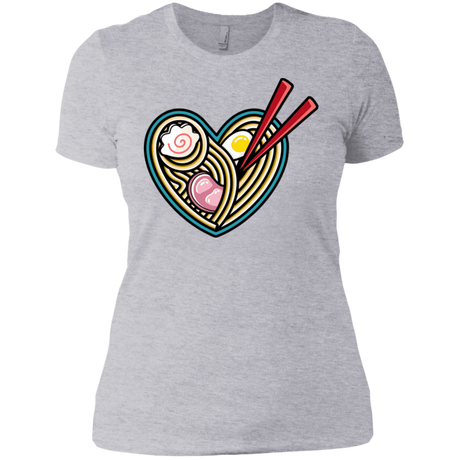 T-Shirts Heather Grey / X-Small Love Ramen Women's Premium T-Shirt