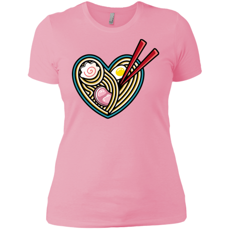 T-Shirts Light Pink / X-Small Love Ramen Women's Premium T-Shirt