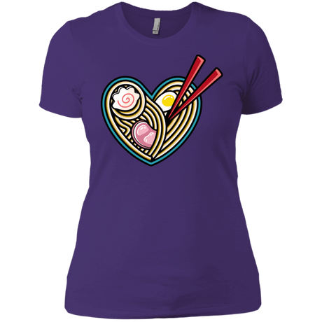 T-Shirts Purple Rush/ / X-Small Love Ramen Women's Premium T-Shirt