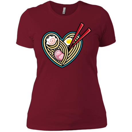 T-Shirts Scarlet / S Love Ramen Women's Premium T-Shirt