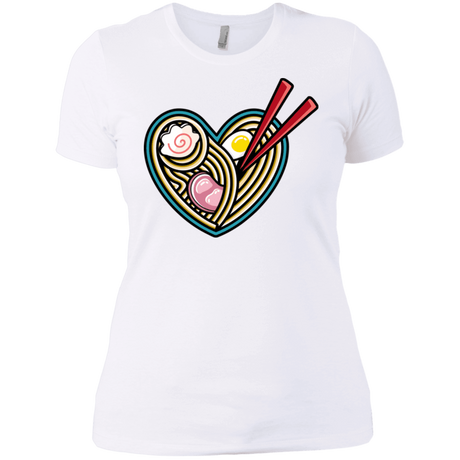 T-Shirts White / X-Small Love Ramen Women's Premium T-Shirt