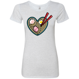 T-Shirts Heather White / S Love Ramen Women's Triblend T-Shirt