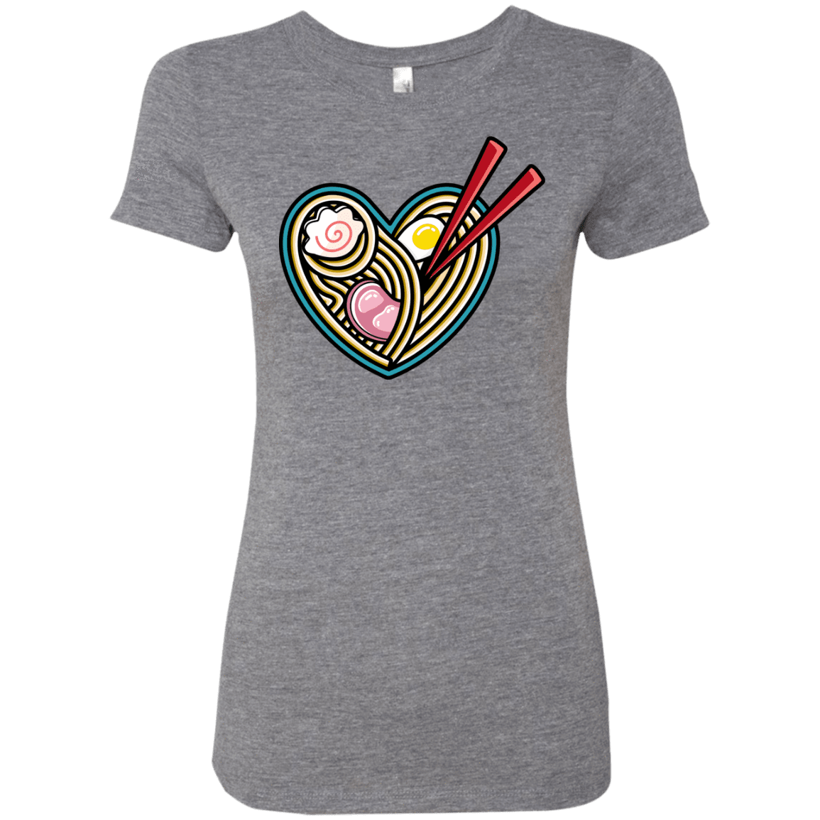 T-Shirts Premium Heather / S Love Ramen Women's Triblend T-Shirt