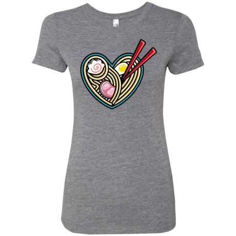 T-Shirts Premium Heather / S Love Ramen Women's Triblend T-Shirt