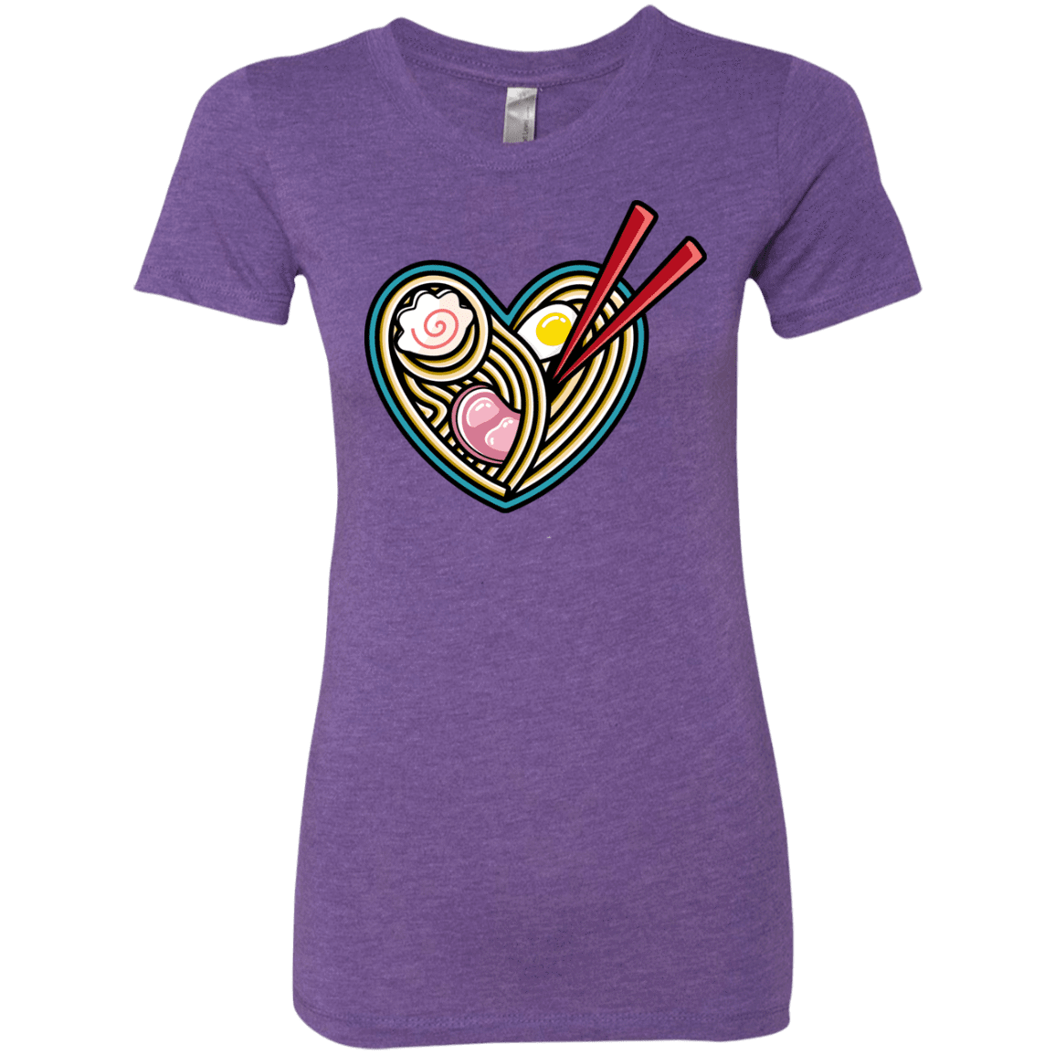 T-Shirts Purple Rush / S Love Ramen Women's Triblend T-Shirt