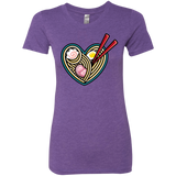 T-Shirts Purple Rush / S Love Ramen Women's Triblend T-Shirt