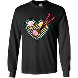 T-Shirts Black / YS Love Ramen Youth Long Sleeve T-Shirt