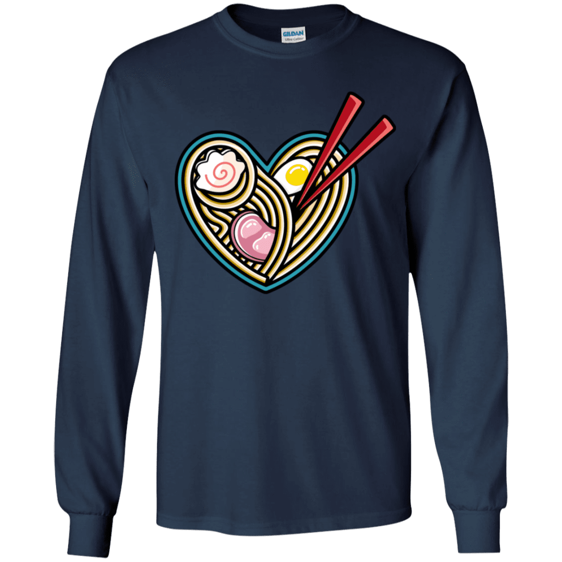 T-Shirts Navy / YS Love Ramen Youth Long Sleeve T-Shirt