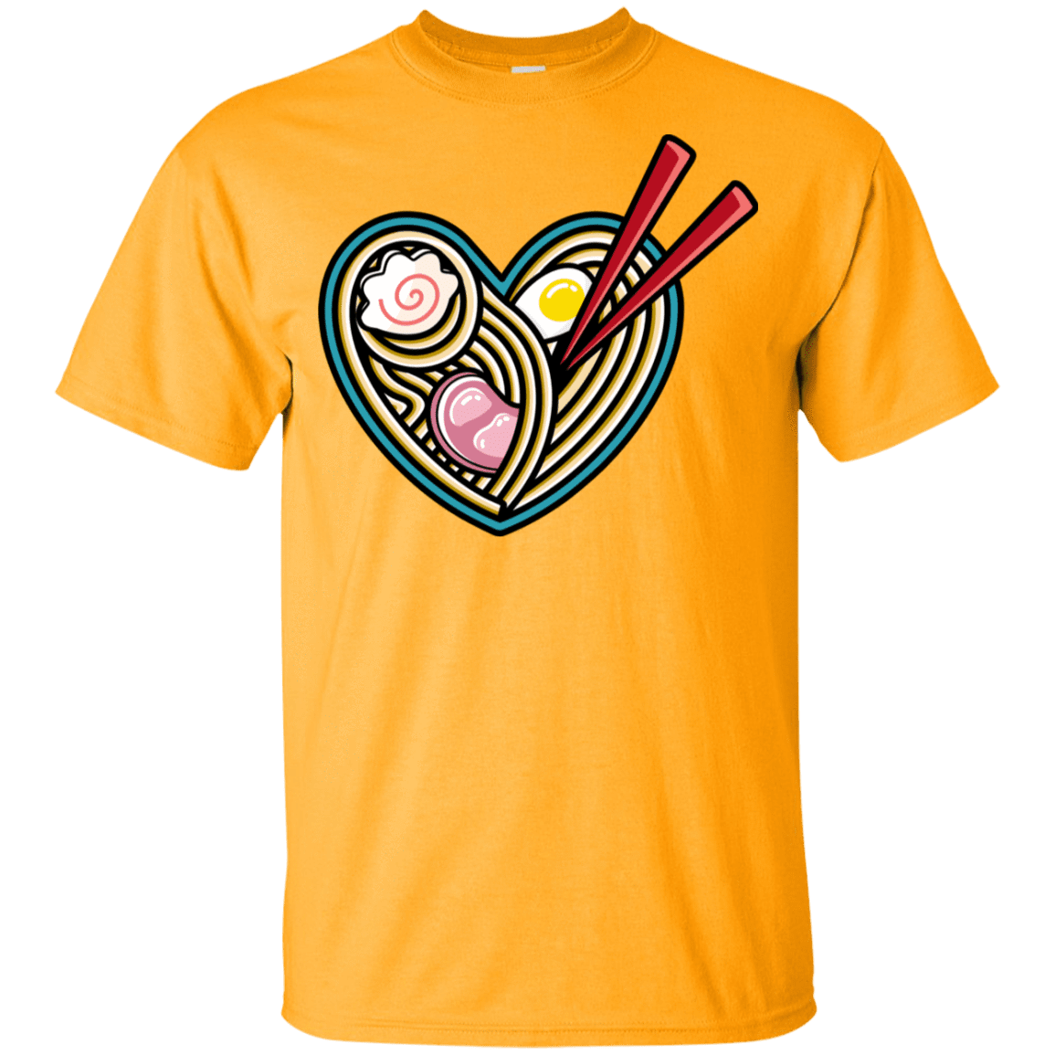 T-Shirts Gold / YXS Love Ramen Youth T-Shirt