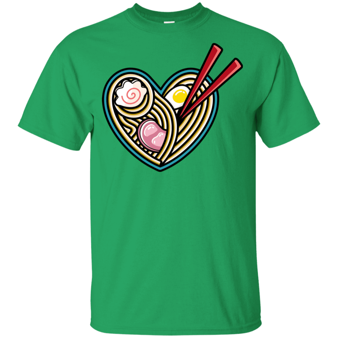 T-Shirts Irish Green / YXS Love Ramen Youth T-Shirt