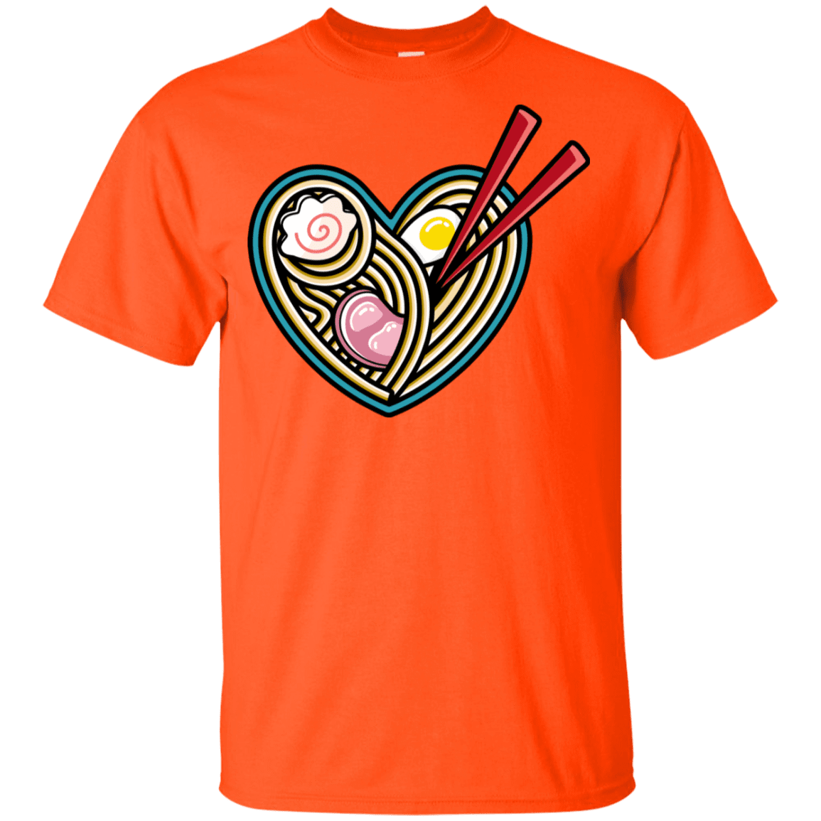 T-Shirts Orange / YXS Love Ramen Youth T-Shirt