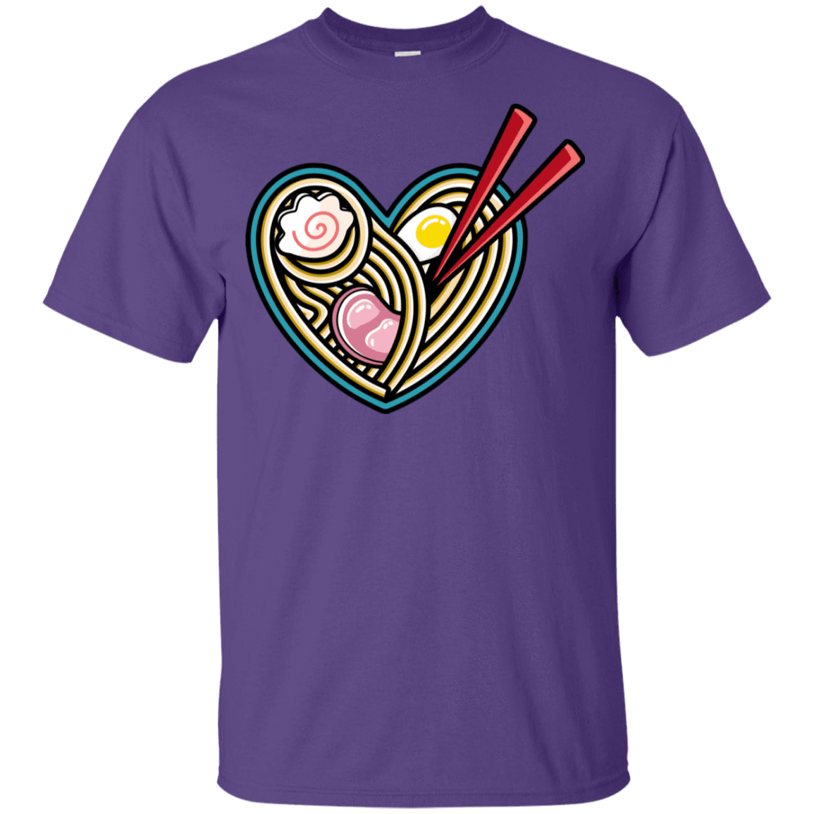 T-Shirts Purple / YXS Love Ramen Youth T-Shirt
