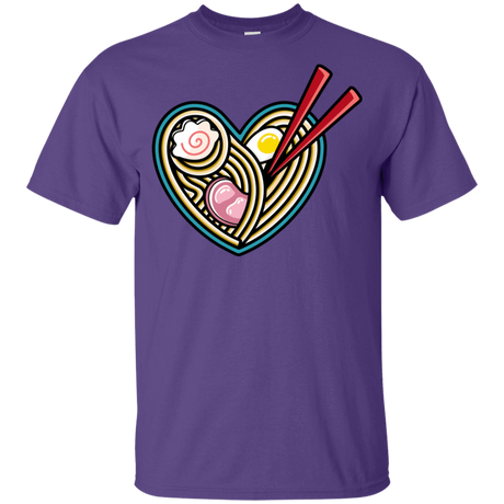 T-Shirts Purple / YXS Love Ramen Youth T-Shirt