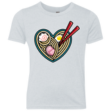 T-Shirts Heather White / YXS Love Ramen Youth Triblend T-Shirt