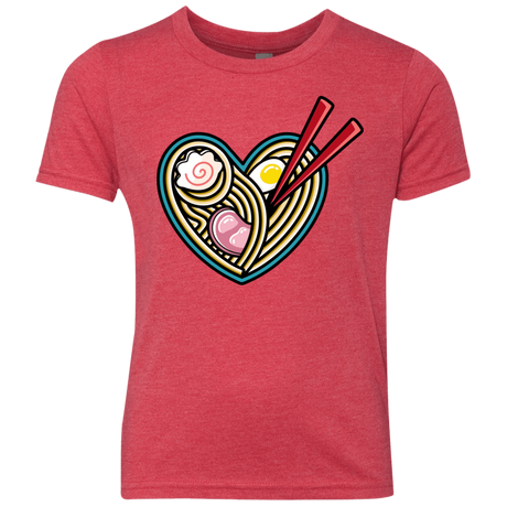 T-Shirts Vintage Red / YXS Love Ramen Youth Triblend T-Shirt