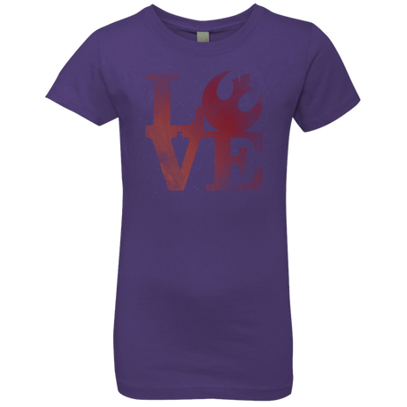 T-Shirts Purple Rush / YXS LOVE Rebel Girls Premium T-Shirt