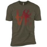 T-Shirts Military Green / X-Small LOVE Rebel Men's Premium T-Shirt