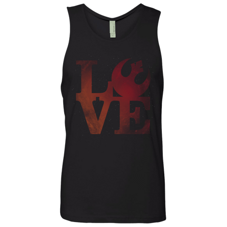 T-Shirts Black / Small LOVE Rebel Men's Premium Tank Top