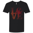T-Shirts Black / X-Small LOVE Rebel Men's Premium V-Neck