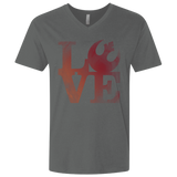 T-Shirts Heavy Metal / X-Small LOVE Rebel Men's Premium V-Neck