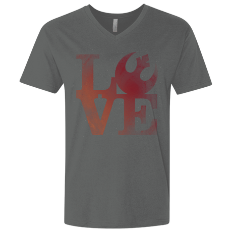 T-Shirts Heavy Metal / X-Small LOVE Rebel Men's Premium V-Neck
