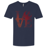 T-Shirts Midnight Navy / X-Small LOVE Rebel Men's Premium V-Neck