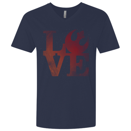 T-Shirts Midnight Navy / X-Small LOVE Rebel Men's Premium V-Neck
